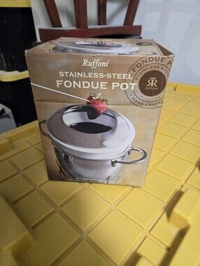 Ruffoni Stainless-Steel Fondue Pot - Silver
